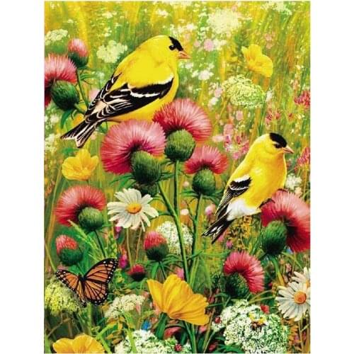 Full square / round 5D DIY Diamond Painting animal bird Flowers picture Mosaic Diamond Embroidery Sale Decoration Painting GH531