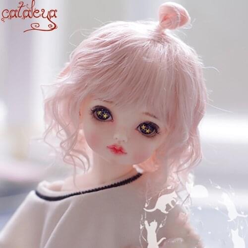 Cataleya BJD Doll With Wig 1/3 1/4 1/6 1/8 Giant Baby Imitation Mohair Pale Gold Curly Hair