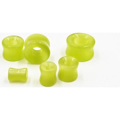 Lot60pcs Cats Eyes Stone Ear Tunnels Hollow Expanders Earlets Plugs Ear Piercing Body Jewelry Free Shippment Gauges 6-16mm