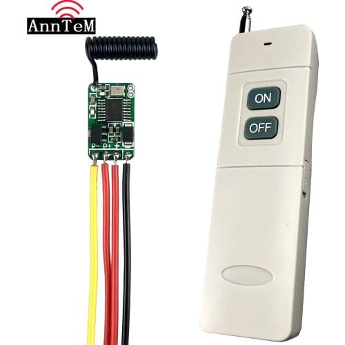 433mhz RF3.7V 4.5V 9v 12V Mini Relay Wireless Remote Control Switch LED Lamp Controller Receiver Transmitter small Micro Module