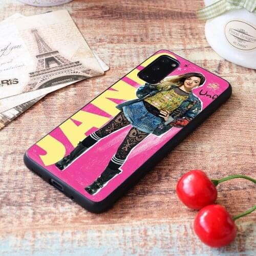 For Samsung Galaxy Janis Mean Girls the Musical - with background Soft TPU border Samsung Galaxy Case