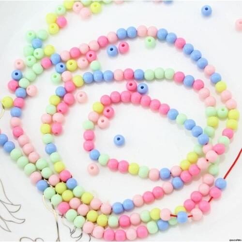 Set of 1200pcs pastel color GUMBALL Beads Solid Acrylic Gum Ball Beads Round Bubblegum Beads Necklace Beads