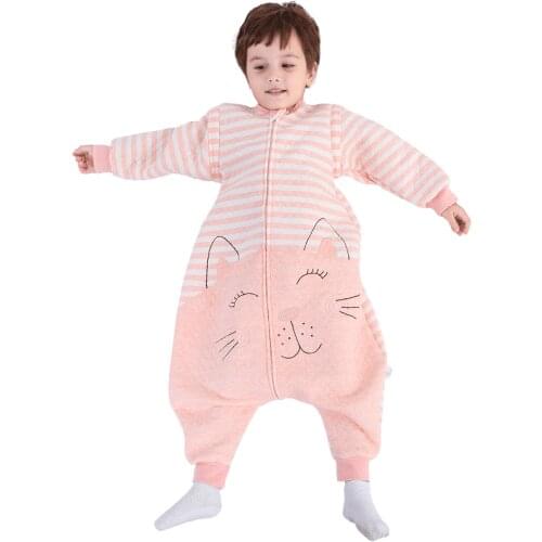 Autumn Baby Sleeping Bag Spring Comfortable Cotton Toddler Baby Gown Sleep Watrm Bags Children Swaddle Sleep Sack Kids Sleepsack
