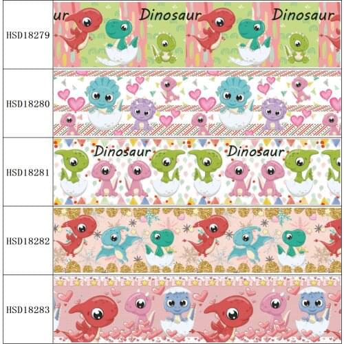 22MM 25MM 38MM 50MM 75mm Printed Pattern on Grosgrain Ribbon for diy ribbon