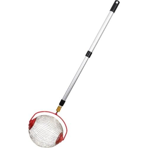 Rolling Nut Harvester Ball Picker Stainless Steel Adjustable Nut Gatherer Adjustable Collect Walnuts Pecans Crab Apples