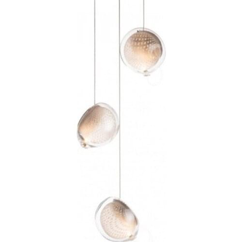 Fireworks glass chandeliers romantic dandelion flower lamps simple and easy to clean for dining room bedroom living room lobby