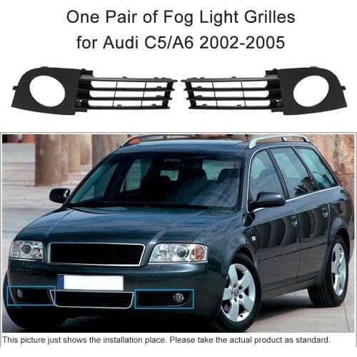 Fog Light Grille Fits for Audi C5 A6 2002-2005 Grill