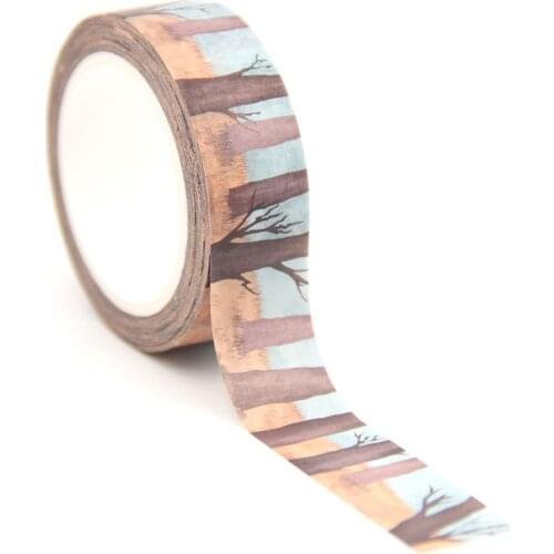 1PC/lot 15MM*10M The NINETEEN Solar Terms Trees washi tape Masking Tapes Decorative Stickers DIY Stationery School Supplies
