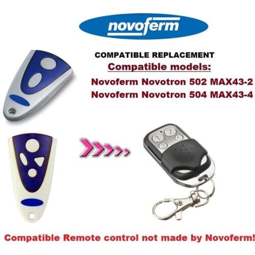 10pieces Aftermarket Novoferm Novotron rolling code transmitter Hight Quality very