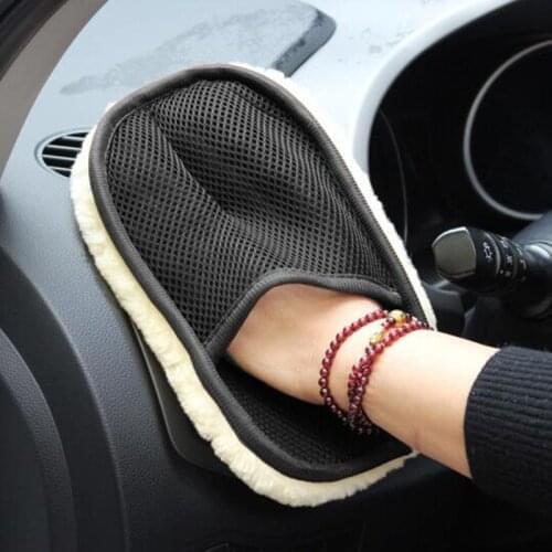 2020 hot superfine wool car wash gloves for Porsche Cayenne Macan Macan S Panamera Cayman Carrera Porsche911 918 Boxster