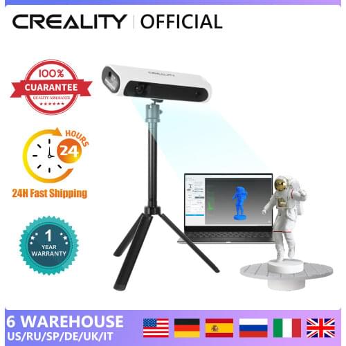 Official Creality CR-Scan 01 3D Scanner Upgraded 0.1mm Accuracy Quick Scan Multi-Pose Alignment Automatic Identification Repair