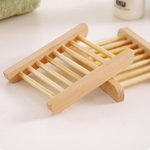 Wood soap dishes for bathroom bamboo soap holder for shower Counter Sink Bathroom Soap saver LX8872