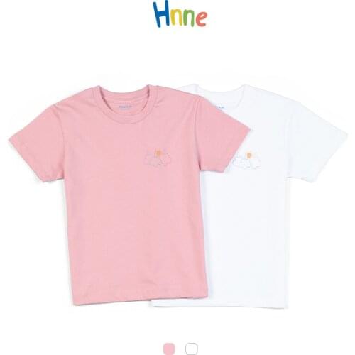 Hnne 2021 Summer New 100% Cotton Children T-shirt Cartoon Print Skin-Friendly Unisex Boys Girls Tops Quality Brand Clothing