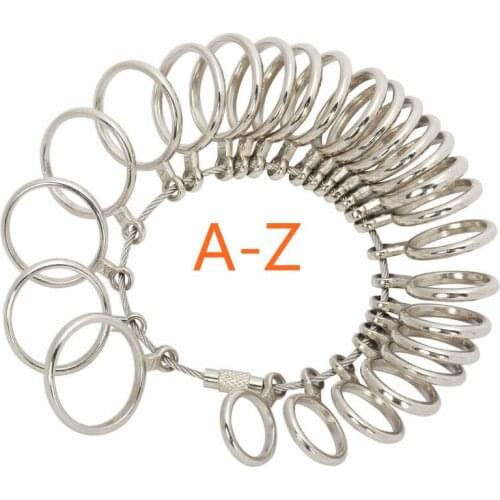 A-Z Finger Ring Metal Meter Gauge Tools Measure Size for Jewelry Jewelry Tools