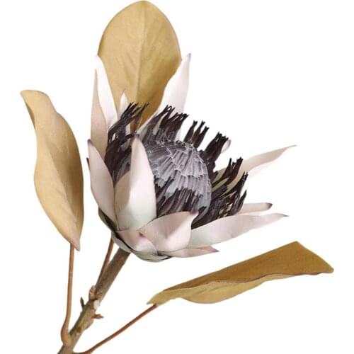 Hot Sale 50% Artificial Retro Imperial Flower Living Room Wedding Flower Decoration Single Artificial Flower For Home Decor
