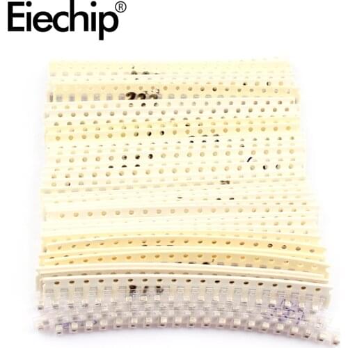 2500pcs/lot 0805 SMD Ceramic Capacitor Assortment Kit set 1pF~10uF SMD ceramic capacitors pack 10PF 47PF 680PF 0805 Capacitor