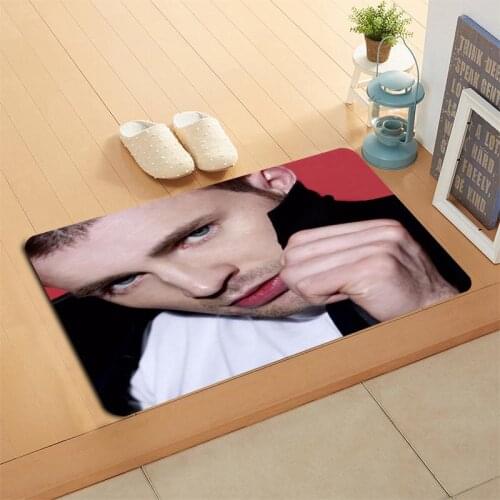 Custom Chris Evans Doormat Floor/Bath/Kitchen/Beach Mat Flannel Sponge Fabric 3D Printed Shaggy Decoration For Bedroom