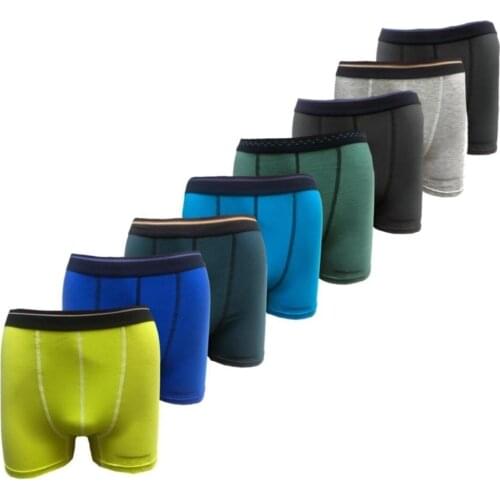 Pacman Erkek 8'li Basic Çok Renkli Boxer Slim Fit Şık ve Çekici Boxer