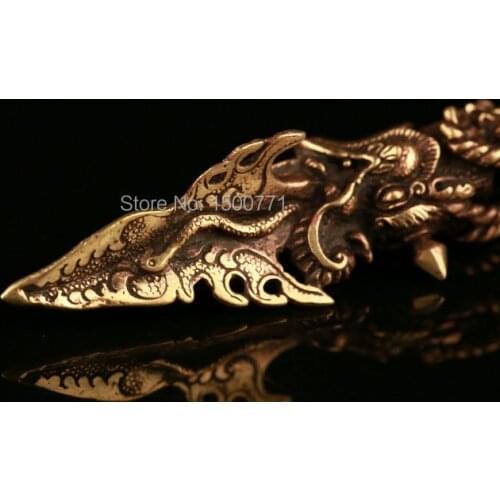 Nepal handmade copper vajra FIVE mini Jiang Mochu Puba pestle\Free shipping