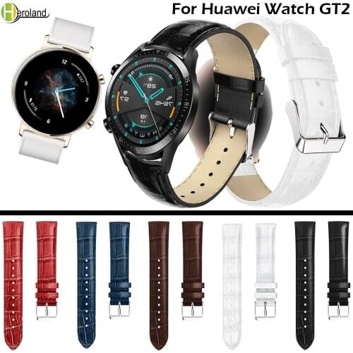 Watchband strap for Huawei Watch GT2 42mm 46mm wristband smart Bracelet leather band Wrist Replacement for huawei watch GT 2