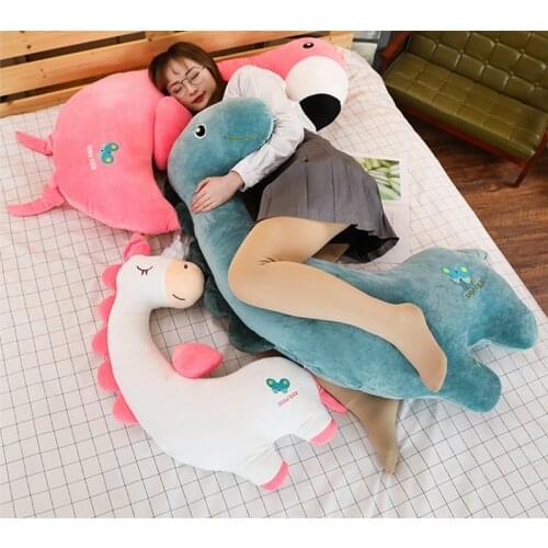 Super soft boyfriend pillow high quality unicorn dinasour Flamingo sweet gift bedroom sofa decoraion birthday gift for friends