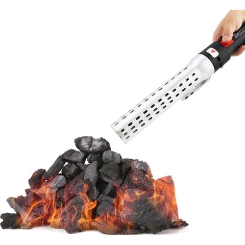 Charcoal Starter Fireguard Looftlighter Igniter Windproof Bbq Lighter Tool Durable Electric Charcoal Chimney Starter
