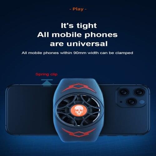 Universal Mini Mobile Phone Radiator Turbo Hurricane Cooling Fan Game Cooler Cell Phone Heat Sink For IPhone/Samsung/Xiaomi