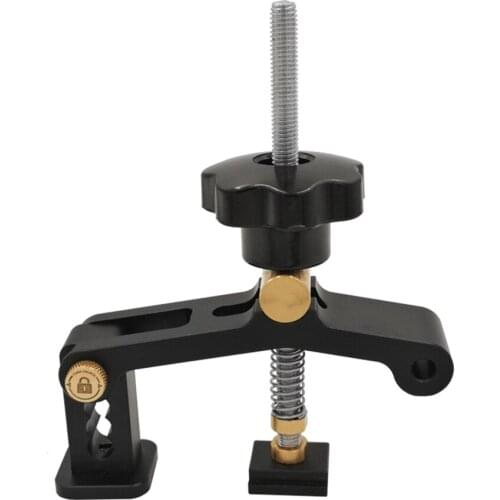 Hold Down Clamp for T-Slot Track, Adjustable Woodworking Chute Press Plate, Anti-slip T-Track Clamp Vice Quick Positioning Clamp