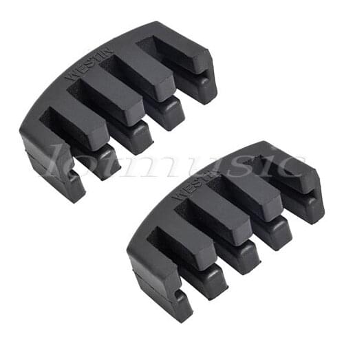 2Pcs Heavy Rubber Violin Practice Mute Black 4/4 Violin Rubber Practice Mute Ultra