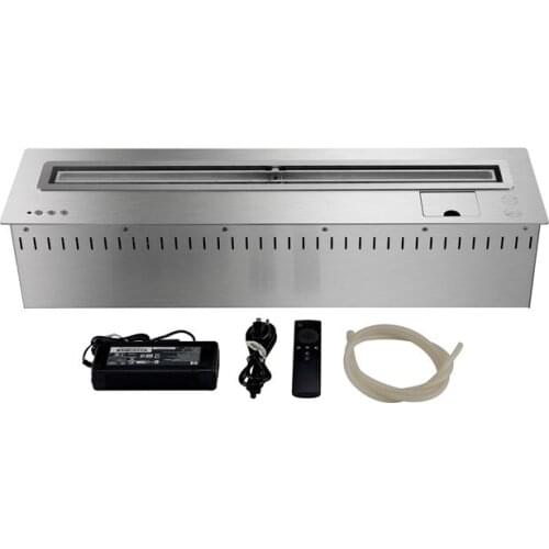 30 inch silver or black real fire wifi intelligent smart ethanol fireplace