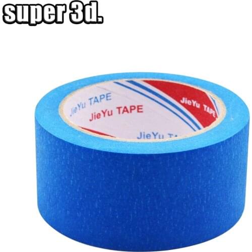 3D Printer Blue Heat Masking Tape 50mm*50m Resistant High Temperature Polyimide Adhesive Part Blue Heated Bed Protect Heating
