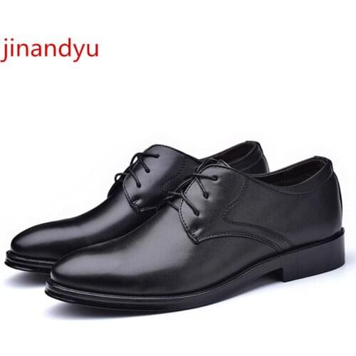 48 Plus Size Dress Shoes Male Business Leather Shoes Men Classic Cheap Lace Up Brown Black Formal Shoes Mens Dress Shoe Man