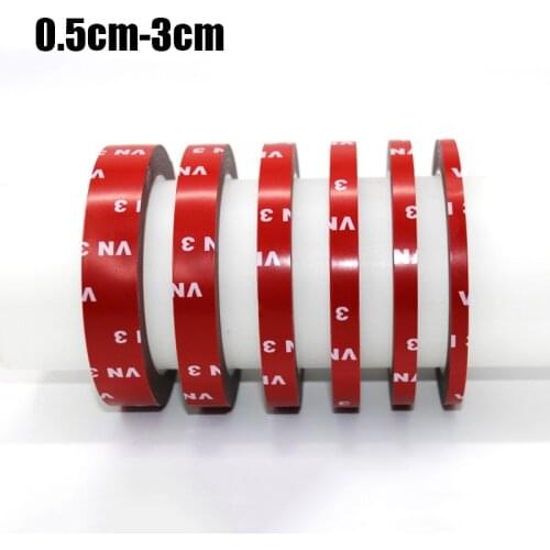 1pcs 3M Auto Truck Car Acrylic Foam Double Sided Attachment Tape Adhesive (6mm, 8mm, 10mm, 15mm, 20mm*3m)