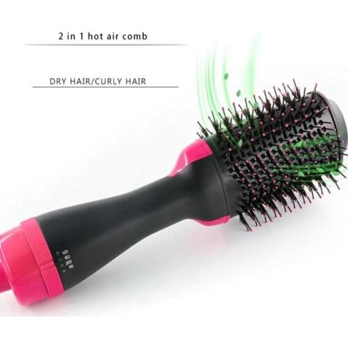 Net Red Hot Air Comb Hair Dryer Straight Hair Comb Negative Ion Multifunctional Hair Dryer Volume Straight 2 in 1 Hair Comb