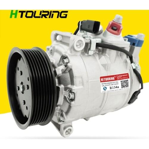 For Car Audi A8 Quattro 2004-2006 AC Compressor 4E0260805F 4E0280189G 4E0820189G 447220-9262 4471909584 4471909580 4B0820177 7PK