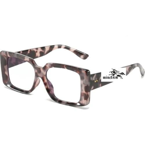 Fashion Big Frame Bifocal Reading Glasses 2021 Men Women Finished Anti-Blue light Eyeglasses Hyperopia Eyewear 0 to +6.0 NX