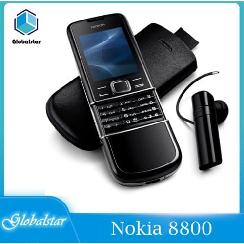 Nokia 8800 sirocco Refurbished mobile phones Original 8800s 128MB English / Russian keyboard GSM FM Bluetooth Gold Silver Black