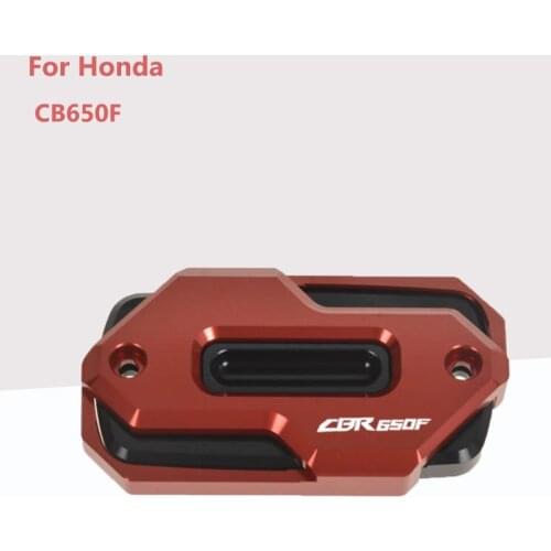 Suitable for Honda CB650F Motorcycle Refitted Aluminum Alloy Pump Cover Brake Oil Cup Oil Pot Cover Refitted Brake Pump Cover Oi