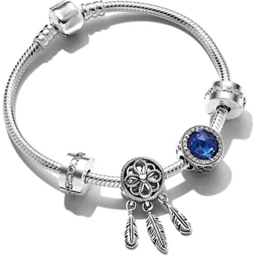 Pans Simple Bracelet Fashion Tassel Dream Catcher Bracelet For Ladies With Rhinestone Positioning Clasp Fine Gifts