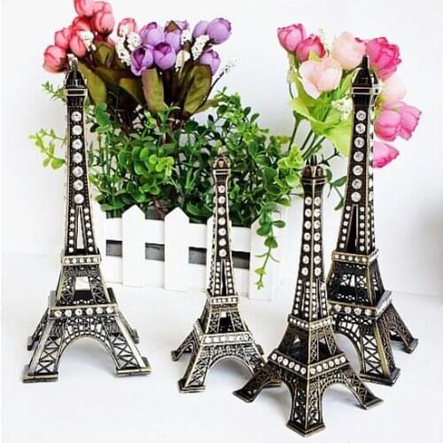 Crafts New tourist souvenirs Eiffels Tower tour souvenir Tower multi-size with box and drill alloy large room world famous