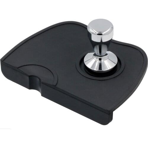Silicone Coffee Tamper Mats Pressed Powder Corner Pad Coffee Tamping Mat Corner Coffee Powder Maker Hammer Pressure Mat