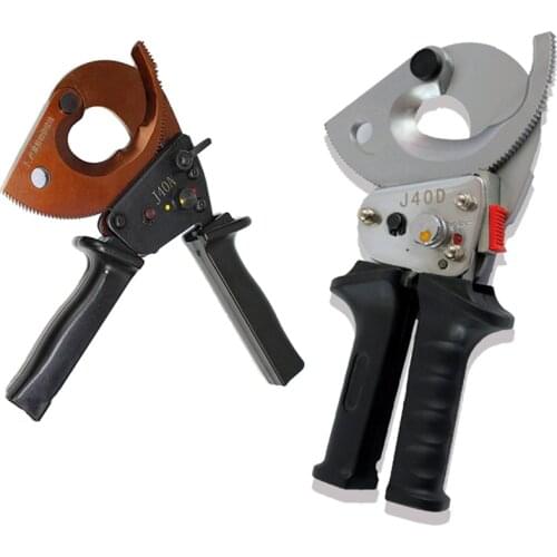 Ratcheting Heavy Duty Cable Cutter, Cutting Range 300mm2, 500mm2, Bicycle Cable Cutter for Copper and Aluminum Cables