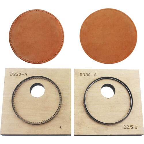 Japan Steel Blade rule Die Cutter Vegetable tanned leather round cutter Hand punch Knife Mould For DIY Leathercarft 100mm