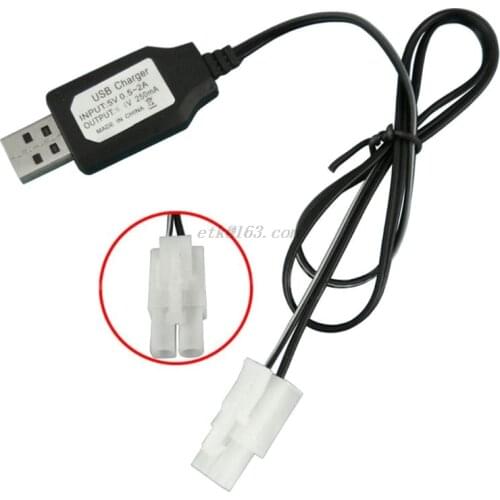 Charging Cable Battery USB Charger Ni-Cd Ni-MH Batteries Pack KET-2P Plug Adapter 8.4V 250mA Output Toys Car