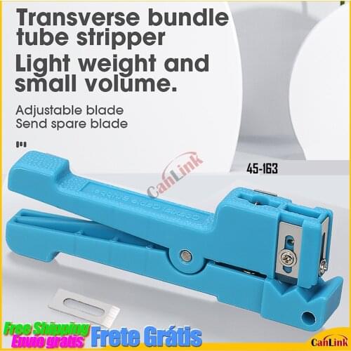 10pcs Cable Stripper 45-163 3.2-5.6mm Buffer Tube Stripper FTTH Ideal 45-163 coaxial Cable Sheath Jacket Cutter Free shipping