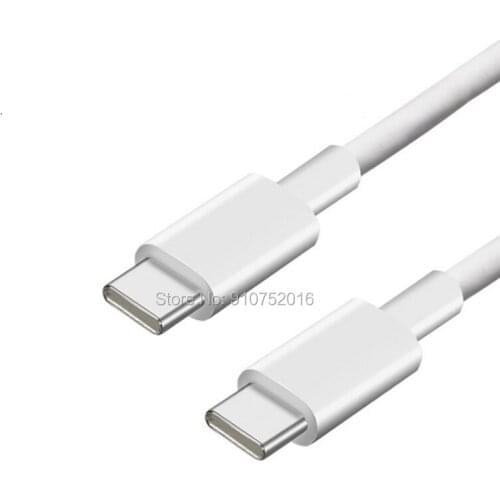 10pcs 1M/2M USB C To USB Type C Cable PD Fast Charging Charger Cord USB-C Type-C Cable For Xiaomi Samsung Huawei usb c-c cable