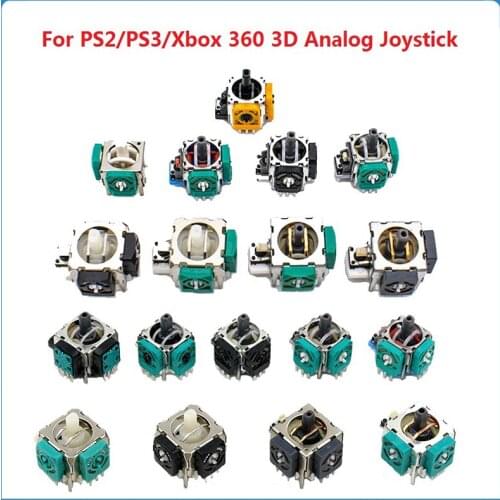 2pcs 3D Analog Joystick Grip Thumb Stick Sensor Module Potentiometer For Sony PS2 PS4 Xbox360 NGC Controller Gamepad Repair Part