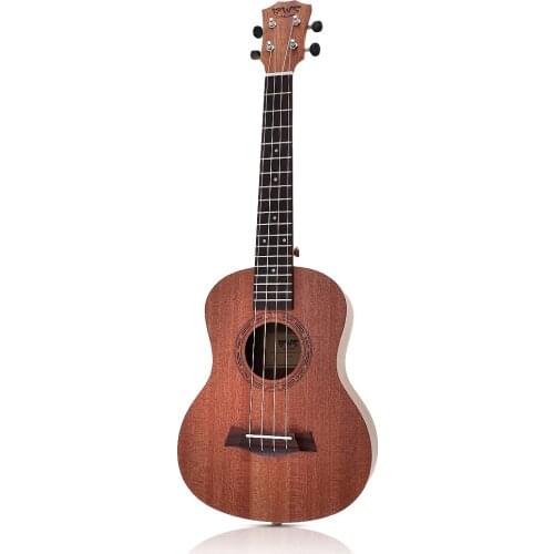 26 Inch Mahogany Wood 18 Fret Tenor Ukulele Acoustic Cutaway Guitar Mahogany Wood Ukelele Hawaii 4 String Guitarra