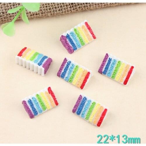 8pcs Colorful Cake Filler For Clear Fluffy Mud Box Popular Children Toys Kids Slime DIY Kit Accessories Modeling Clay