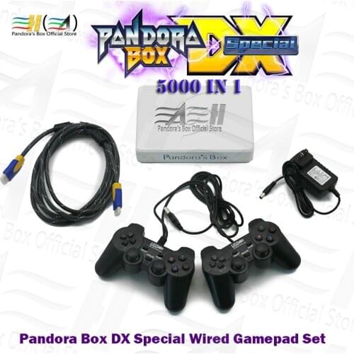 2021 Pandora Box DX 3000 in 1 Gamepad Set Wired Wireless joypad Set Save game progress can add 5000 game 3D tekken Mortal Kombat